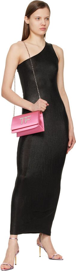 TOM FORD Pink Padlock Heeled Sandals - Picture 4