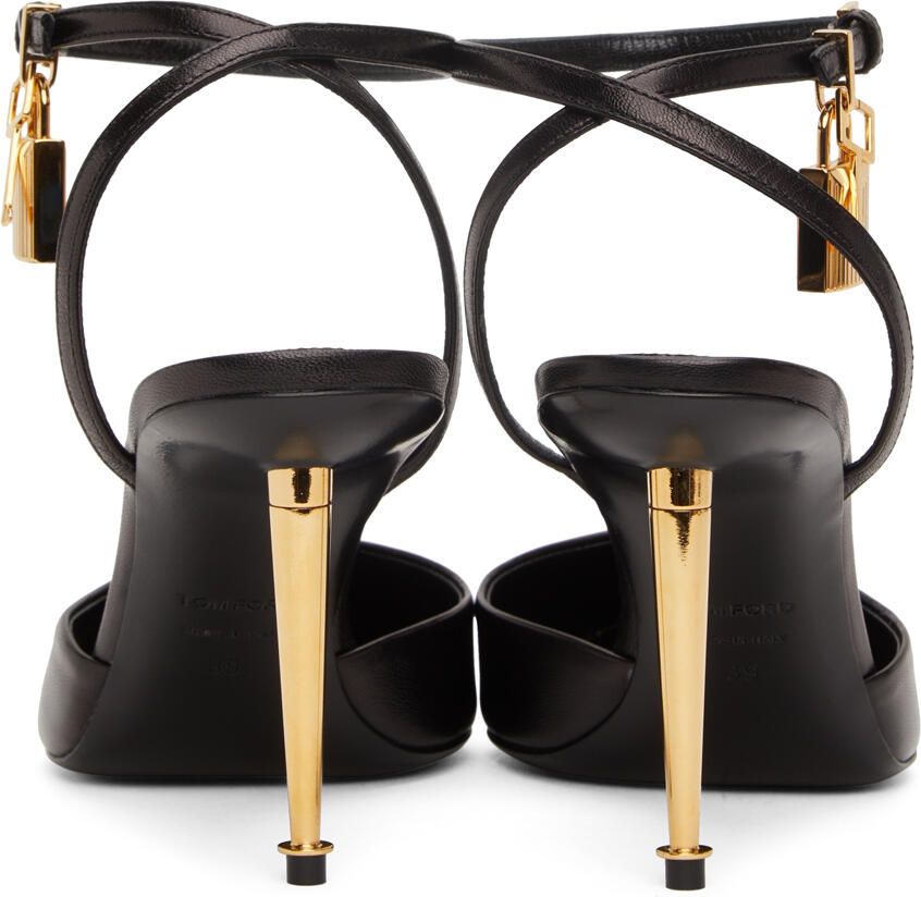 TOM FORD Shiny Kid Slingback Heels - Picture 2