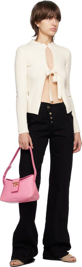 TOM FORD Taupe Stamped Heeled Sandals