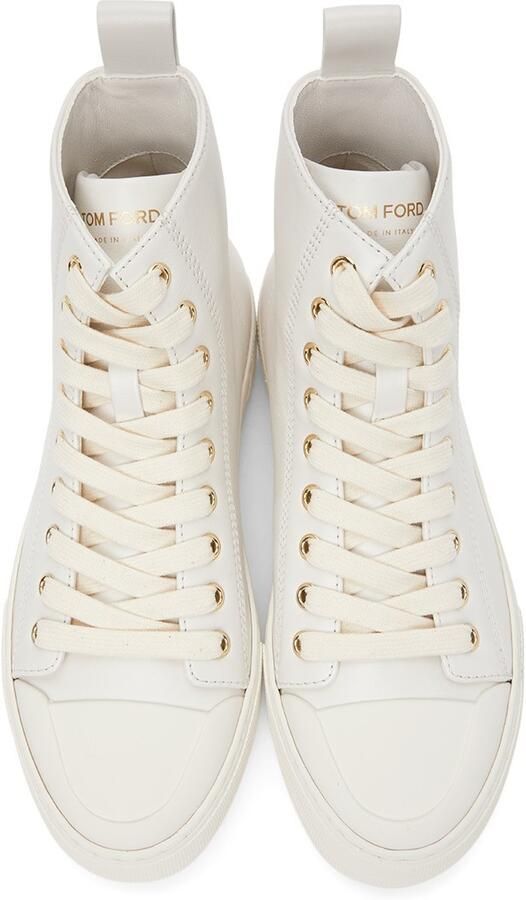 TOM FORD White City High Sneakers - Picture 2