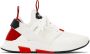 TOM FORD White & Red Jago Sneakers - Thumbnail 1