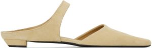 Totême Beige 'The Pointy' Loafers