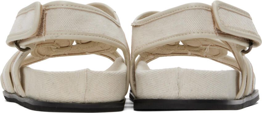 Totême Beige Chunky Sandals