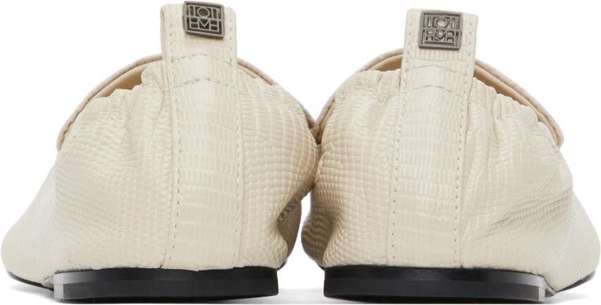 TOTEME Beige 'The Travel' Loafers