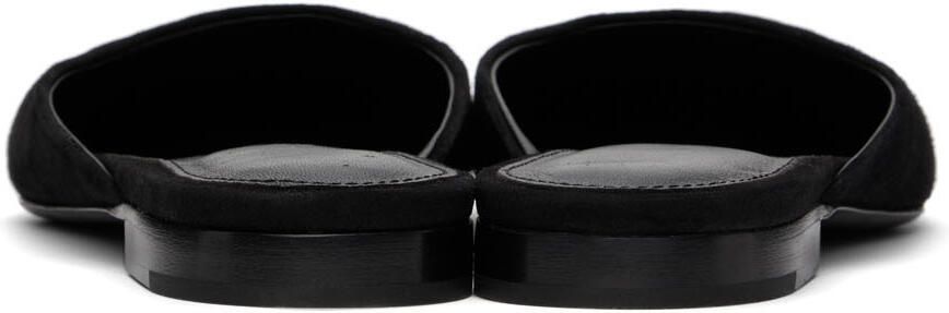 Totême Black 'The Flat Mule' Loafers - Picture 2