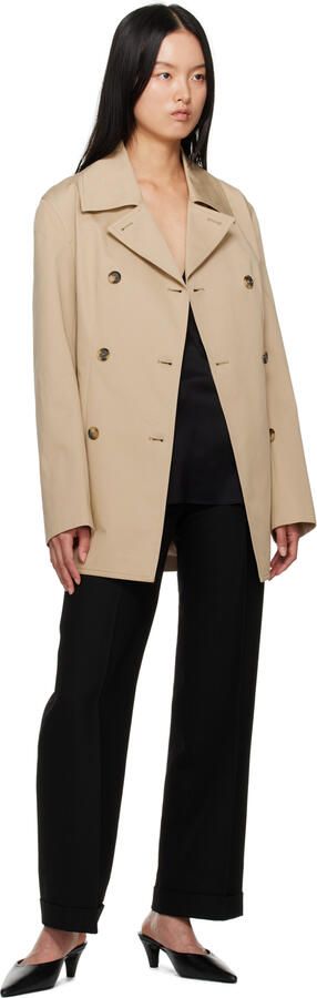 TOTEME Black 'The Leather Mule' Heels - Picture 2