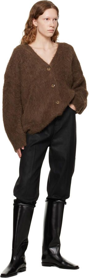 TOTEME Black 'The Riding' Tall Boots - Picture 4