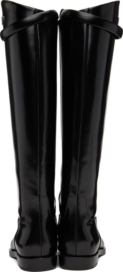 TOTEME Black 'The Riding' Tall Boots - Picture 5