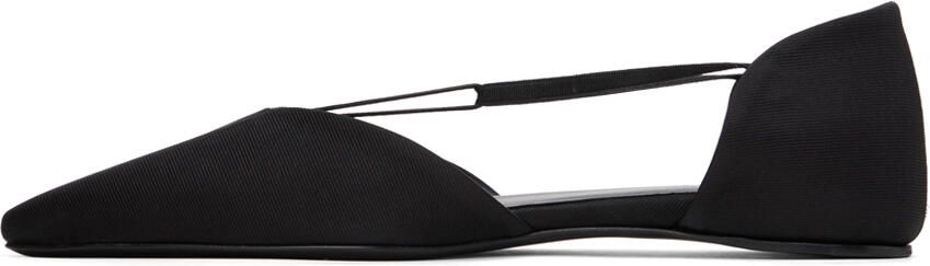 Totême Black 'The T-Strap' Loafers - Picture 4