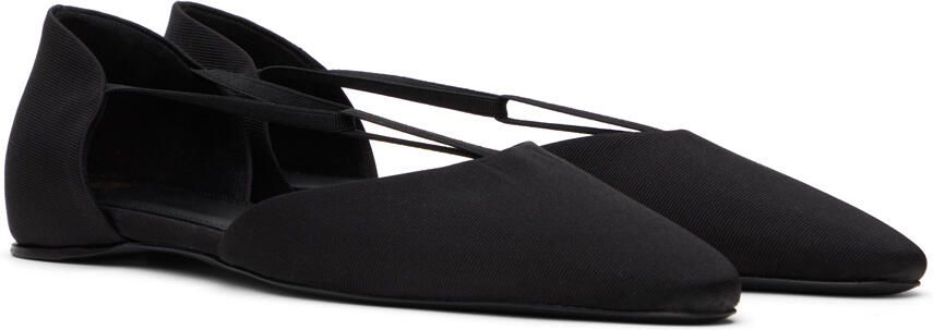 Totême Black 'The T-Strap' Loafers - Picture 3