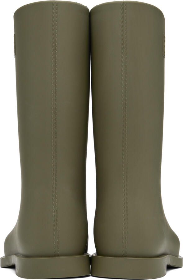 Totême Khaki Rain Boots - Picture 3