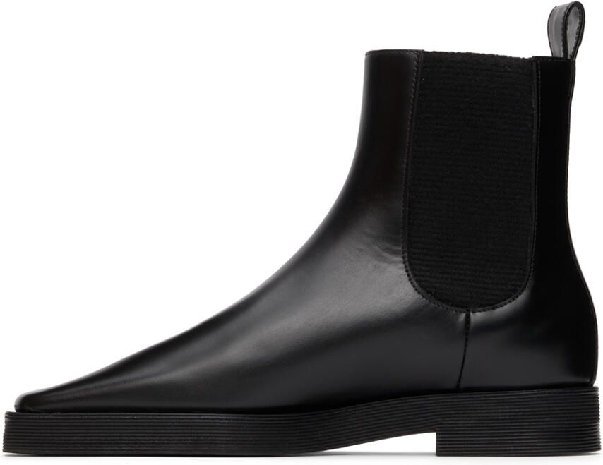 TOTEME Leather Ankle Boots - Picture 3