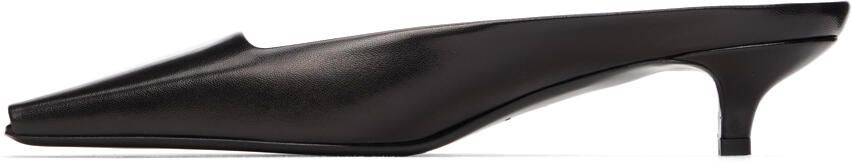 TOTEME Leather Heeled Mules - Picture 2