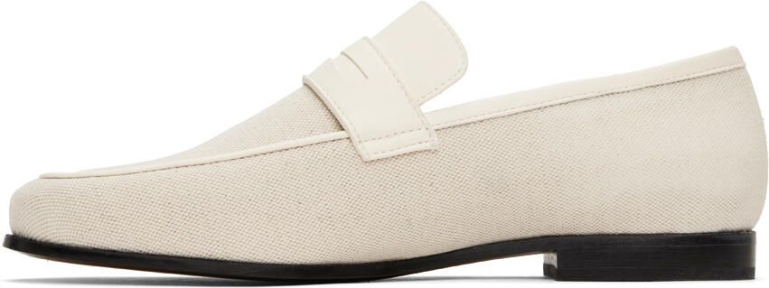TOTEME Off-White 'The Canvas' Penny Loafers - Picture 3