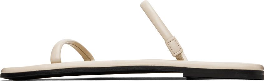 TOTEME Off-White 'The City Slide' Sandals - Picture 4