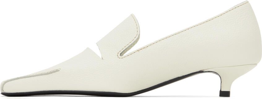 TOTEME Off-White 'The Cutout' Heels - Picture 4