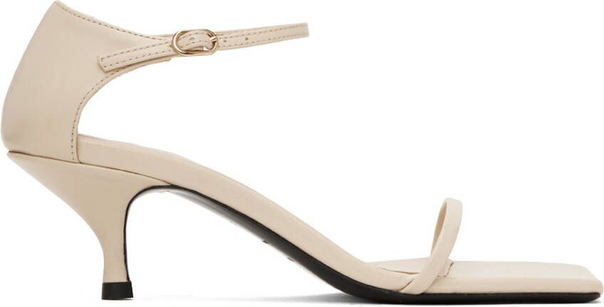 TOTEME Off-White 'The Strappy' Heeled Sandals