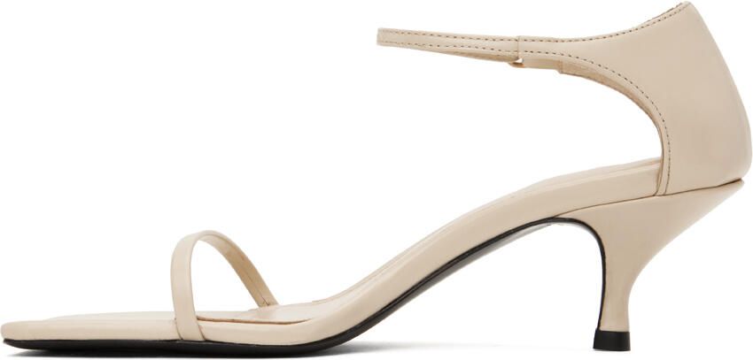 TOTEME Off-White 'The Strappy' Heeled Sandals - Picture 3