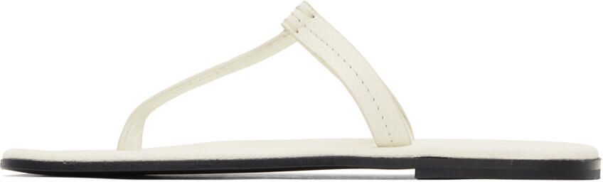 Totême Off-White 'The T-Strap' Sandals - Picture 4