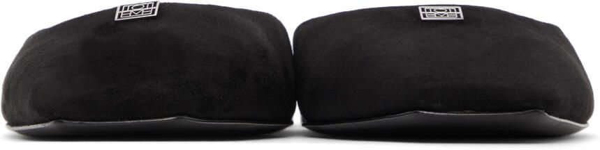 Totême Suede Flat Mules - Picture 2