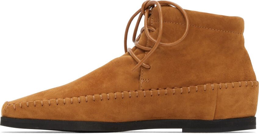 TOTEME Suede High Top Moccasins - Picture 4