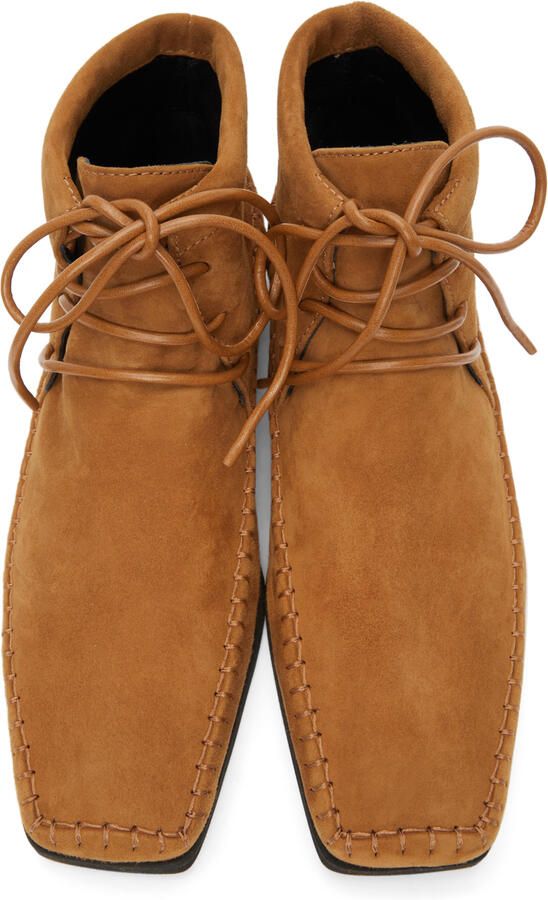 TOTEME Suede High Top Moccasins - Picture 3