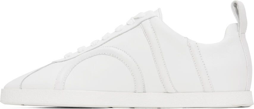 TOTEME White 'The Leather' Sneakers - Picture 3