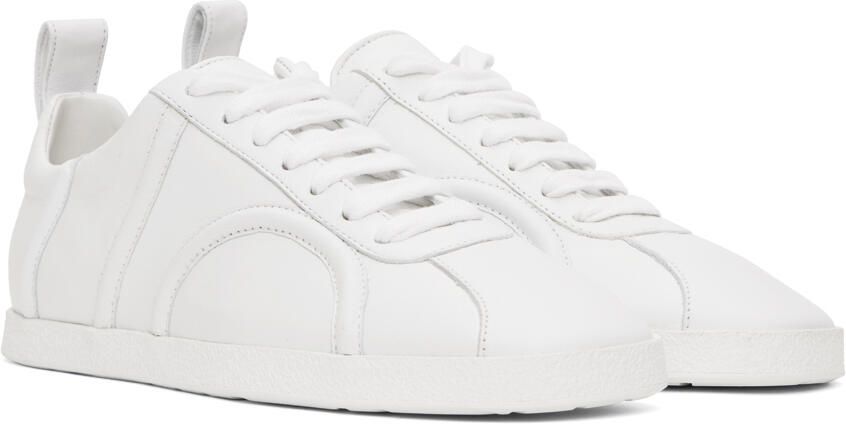TOTEME White 'The Leather' Sneakers - Picture 2