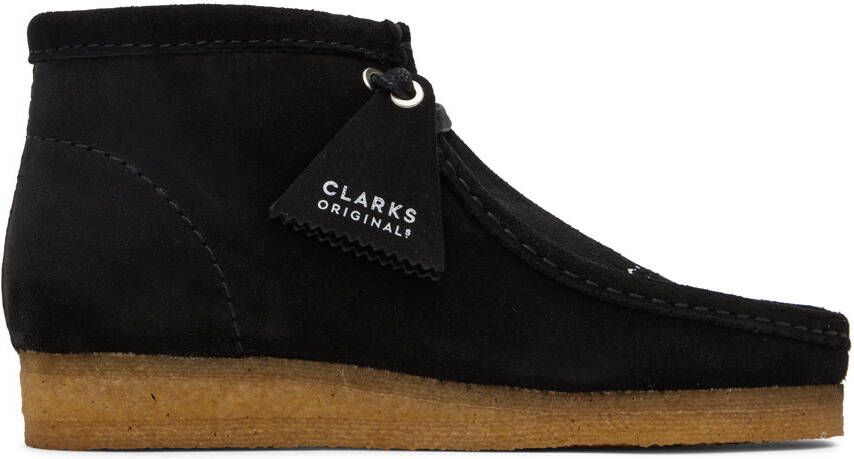 UNDERCOVER Black Clarks Originals Edition Wallabee Boots
