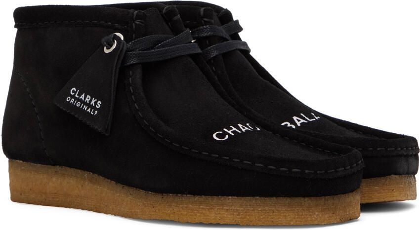 UNDERCOVER Black Clarks Originals Edition Wallabee Boots - Picture 2