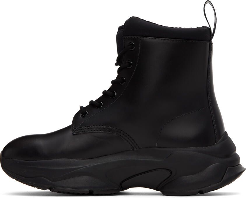 UNDERCOVER Black Polished Boots - Picture 3