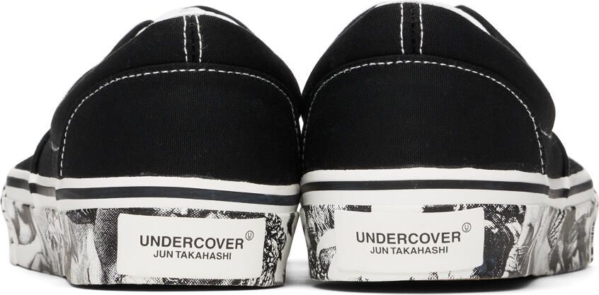 UNDERCOVER Black Printed Sneakers