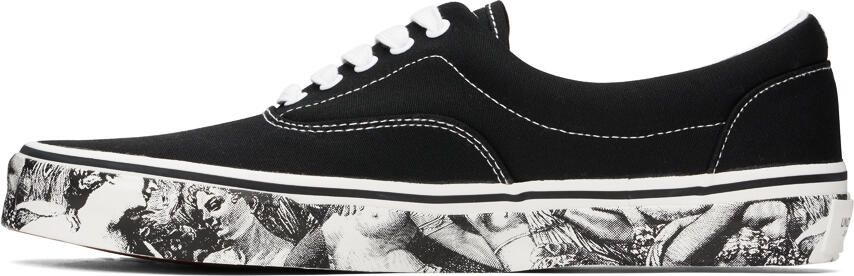 UNDERCOVER Black Printed Sneakers - Picture 4
