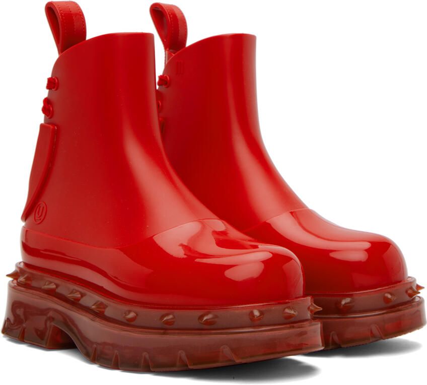 UNDERCOVER Red Melissa Edition Spikes Boots - Picture 3