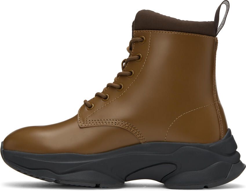 UNDERCOVER Tan Polished Boots - Picture 3