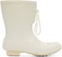 Undercover White Rain Boots - Thumbnail 1