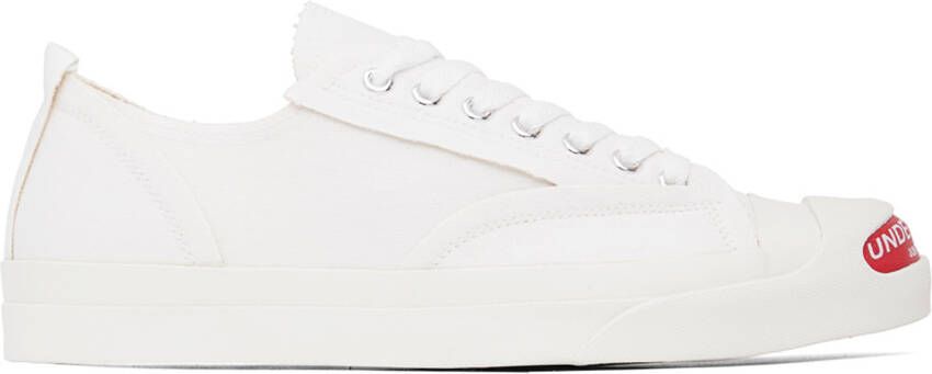 UNDERCOVER White Raw Edge Sneakers
