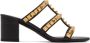 Valentino Garavani Black Rockstud Heeled Sandals - Thumbnail 1