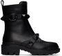 Valentino Garavani Black Roman Stud 85mm Platform Boots - Thumbnail 1