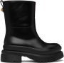 Valentino Garavani Black Roman Stud Boots - Thumbnail 1