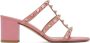 Valentino Garavani Pink Rockstud 60 Heeled Sandals - Thumbnail 1