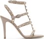 Valentino Garavani Pink Rockstud Cage Sandals - Thumbnail 1