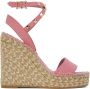 Valentino Garavani Pink Rockstud Heeled Sandals - Thumbnail 1