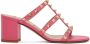Valentino Garavani Pink Rockstud Heeled Sandals - Thumbnail 1