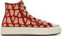 Valentino Garavani Red & Beige Iconographe Totaloop Sneakers - Thumbnail 1