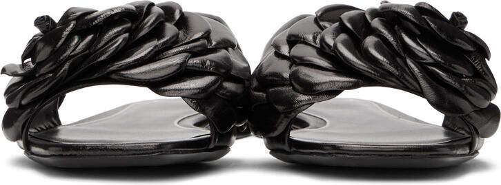 Valentino Garavani Black 03 Rose Edition Atelier Petal Flat Sandals - Picture 3