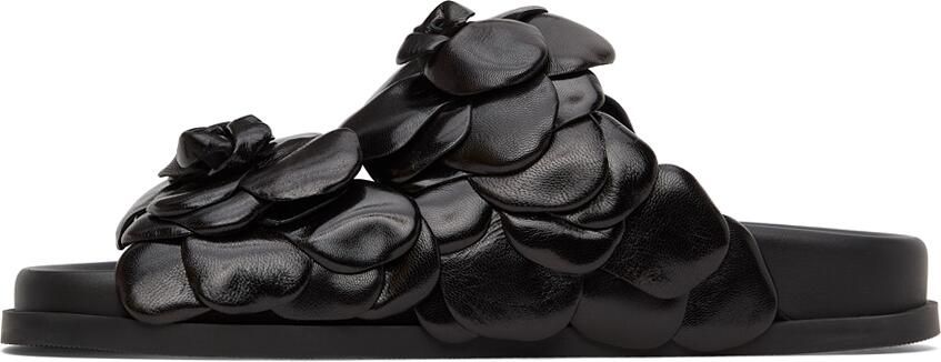 Valentino Garavani Black 03 Rose Edition Atelier Petal Sandals - Picture 4