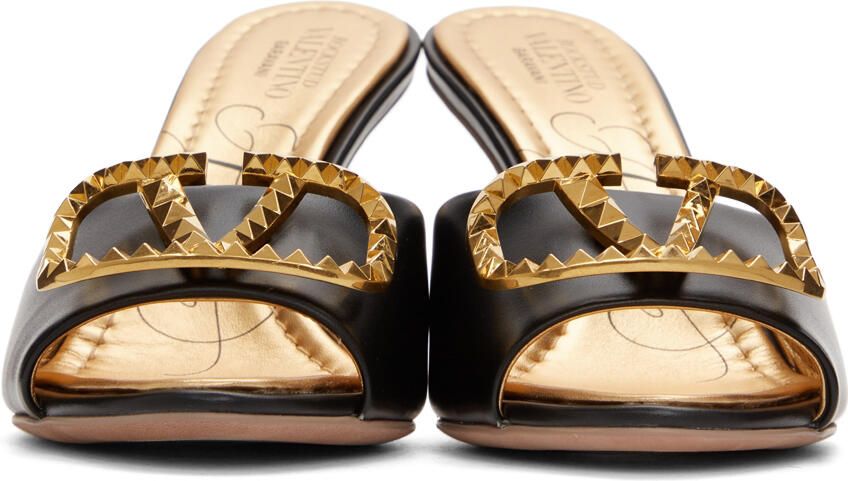 Valentino Garavani Black 85mm Alcove Heels - Picture 3