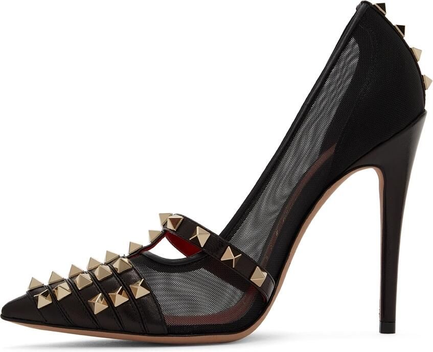 Valentino Garavani Black Alcove 100 Heels - Picture 2