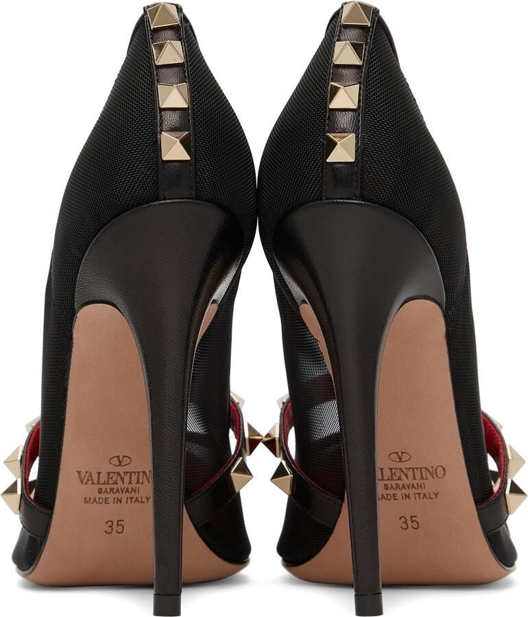 Valentino Garavani Black Alcove 100 Heels